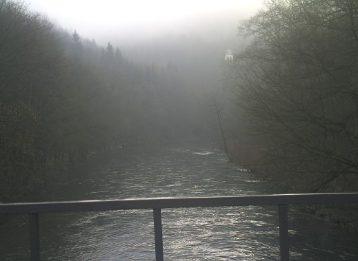 Diedrichstempel im Nebel